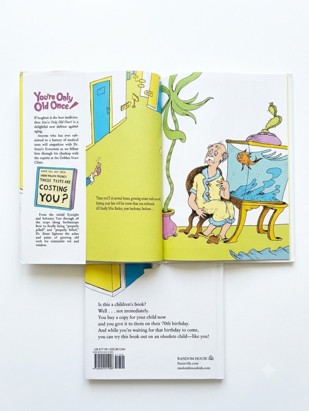 Dr. Seuss You're Only Old Once! Hardcover Book - Picture 2 of 2